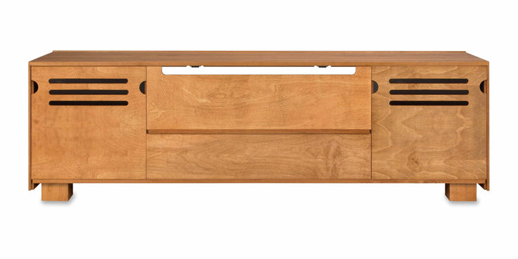 Haven Solid Wood Media Console - Removable Back Panels